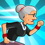 تحميل لعبة Angry Gran Run مهكرة 2026 للأندرويد